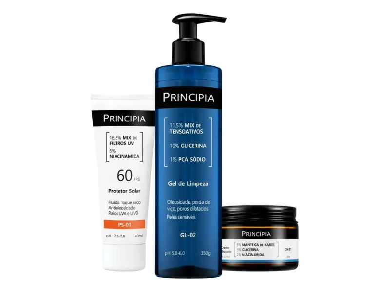 Principia Kit Completo Para Pele Sensível Com Fps 60